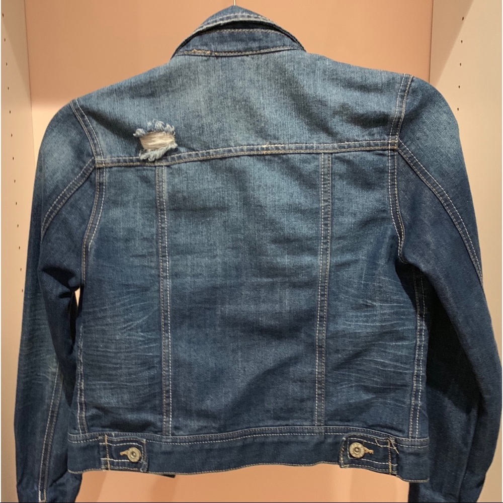 Distressed Jean Jacket - Picture 2 of 5